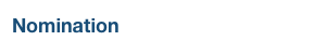 Nomination