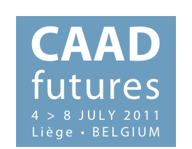 CAAD
futures
4 > 8 JULY 2011
Liège • BELGIUM